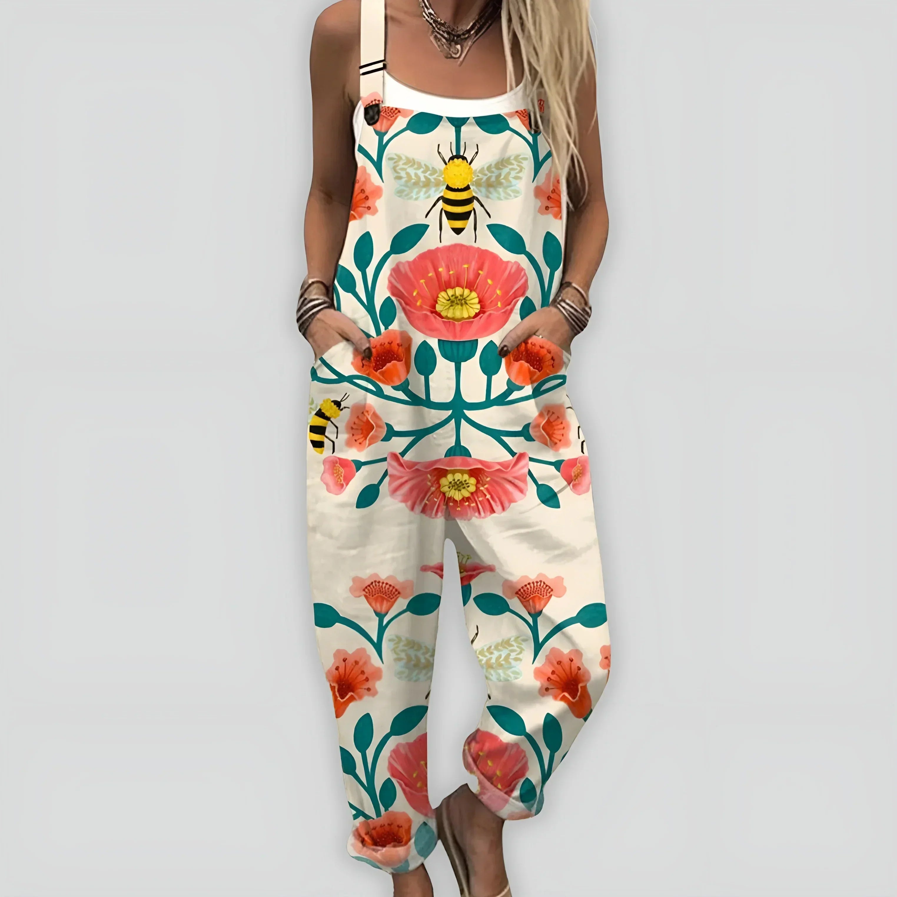 Camila | Overall Playful Chick Print