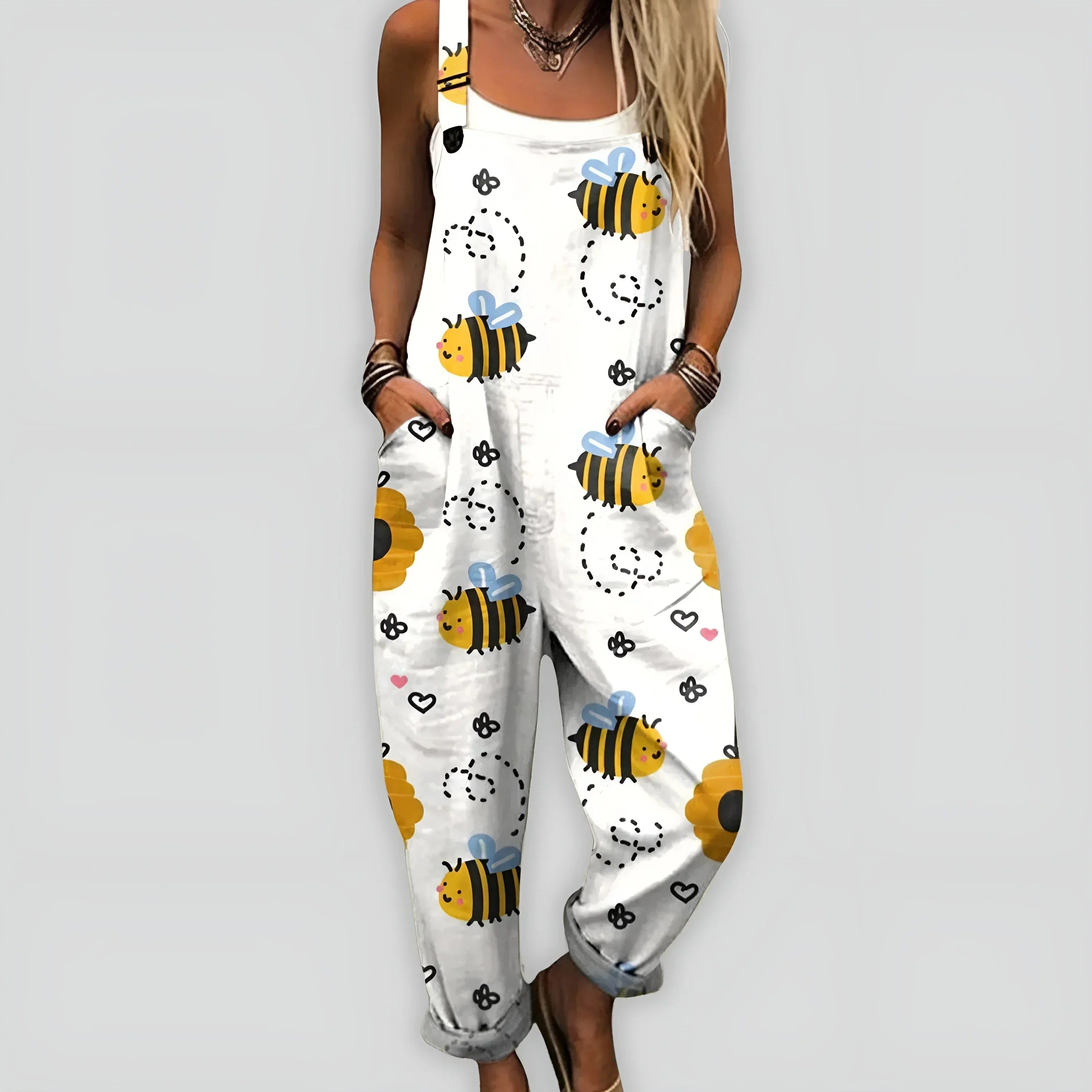 Camila | Overall Playful Chick Print