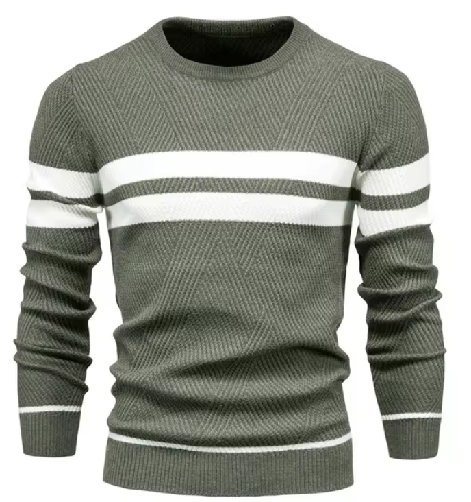 Elmont | Men's Herringbone Knit Sweater