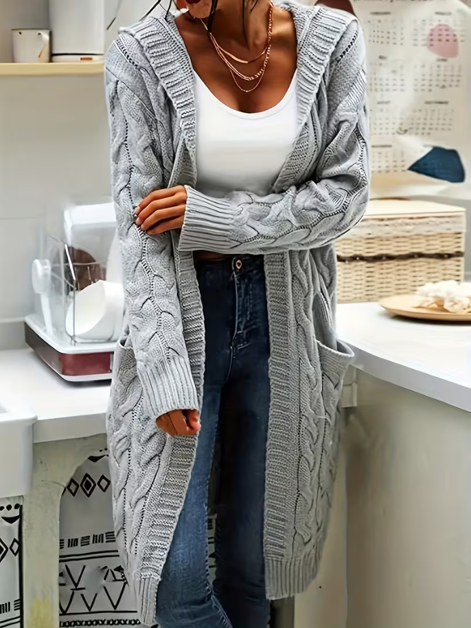 Elmont | Long Sleeve Hooded Cardigan