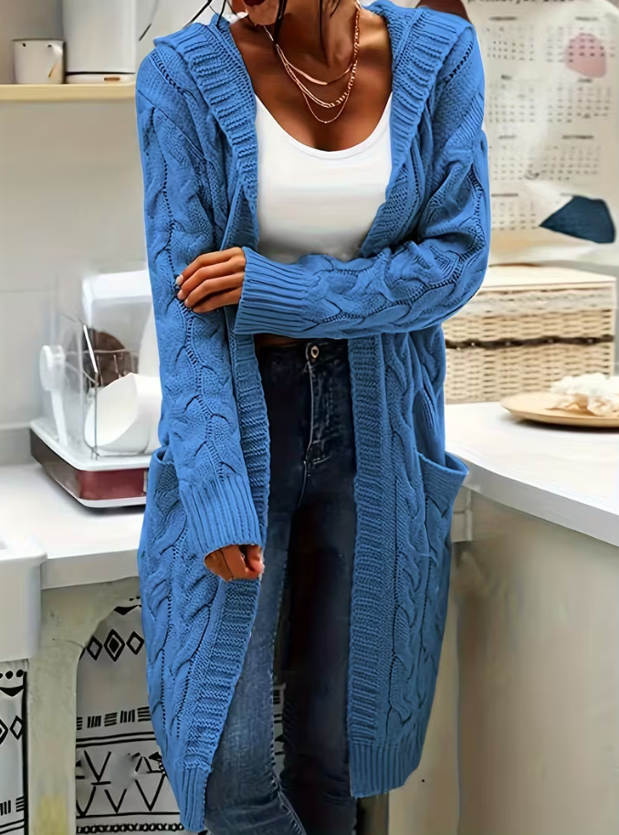 Elmont | Long Sleeve Hooded Cardigan