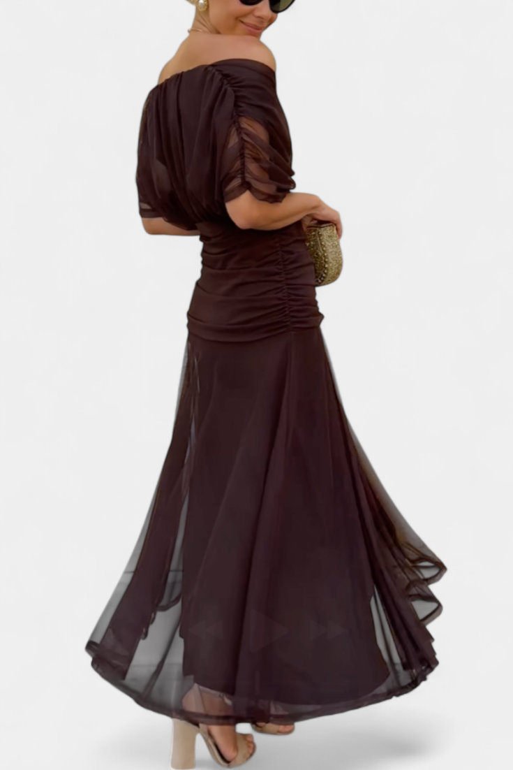 M&H | Floral Pleated Maxi Dress