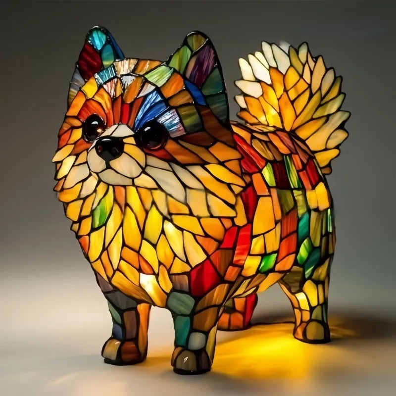 Elmont | Pomeranian Dog Lamp