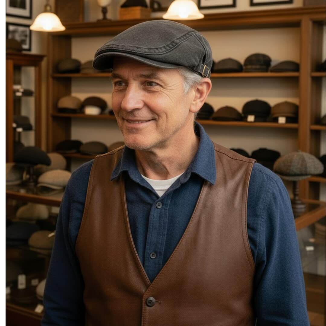Elmont | Washed Denim Cap