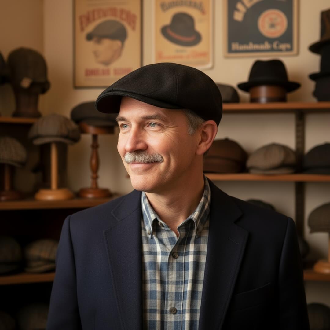 Elmont | Woven Flat Cap