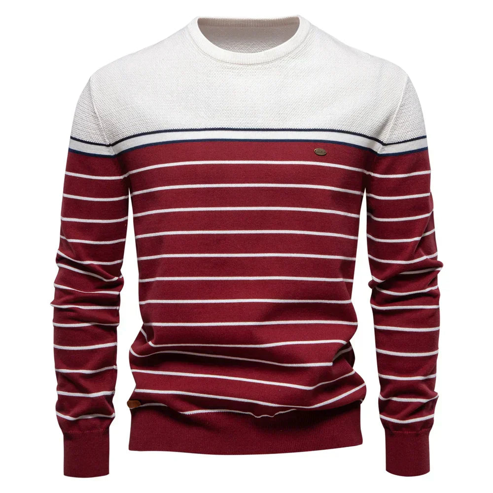 Elmont | Men's Herringbone Knit Sweater