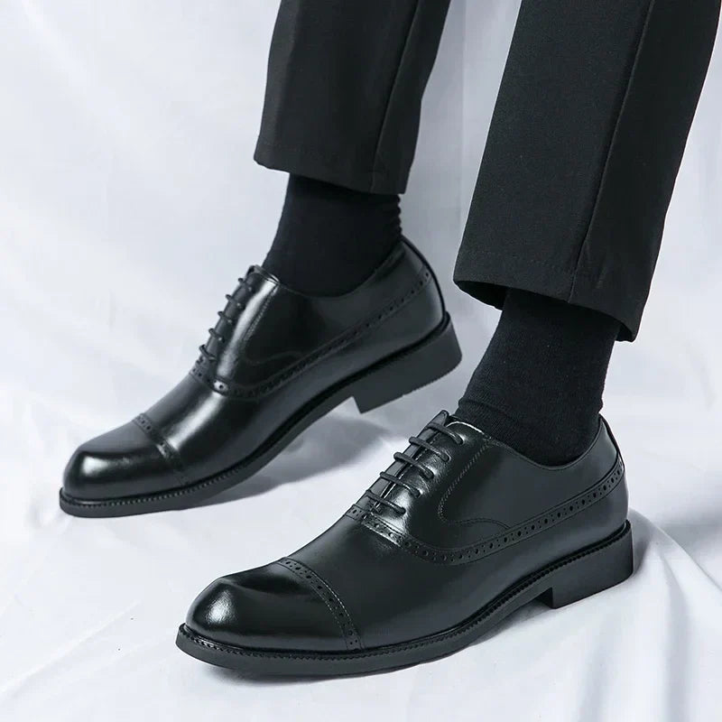 Elmont | Leather Brogue Dress Shoe