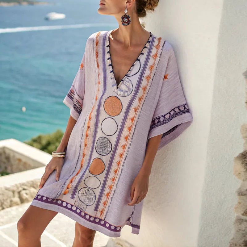 M&H | V-Neck Beach Dress