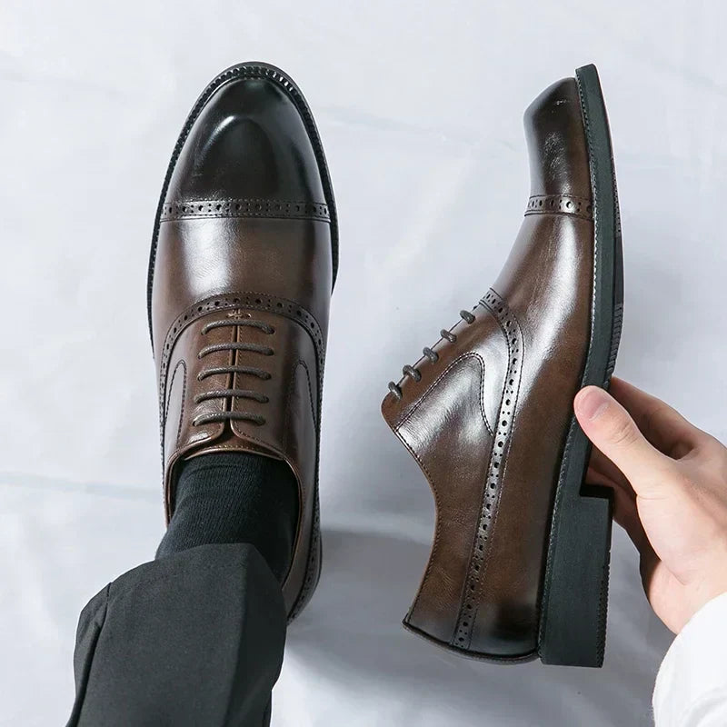 Elmont | Leather Brogue Dress Shoe