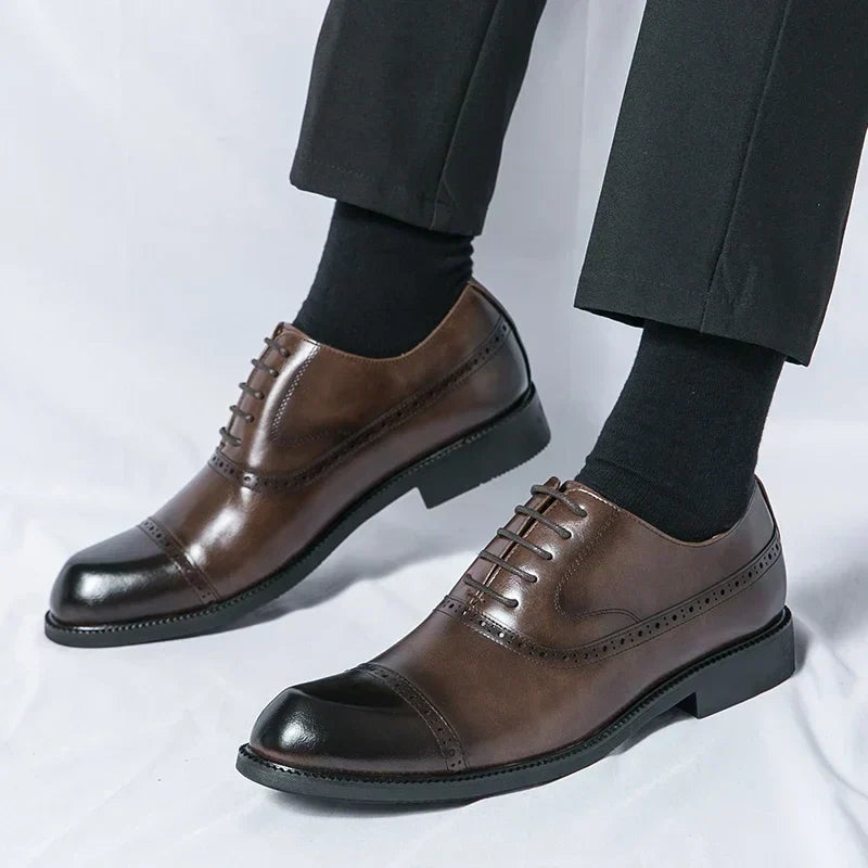 Elmont | Leather Brogue Dress Shoe