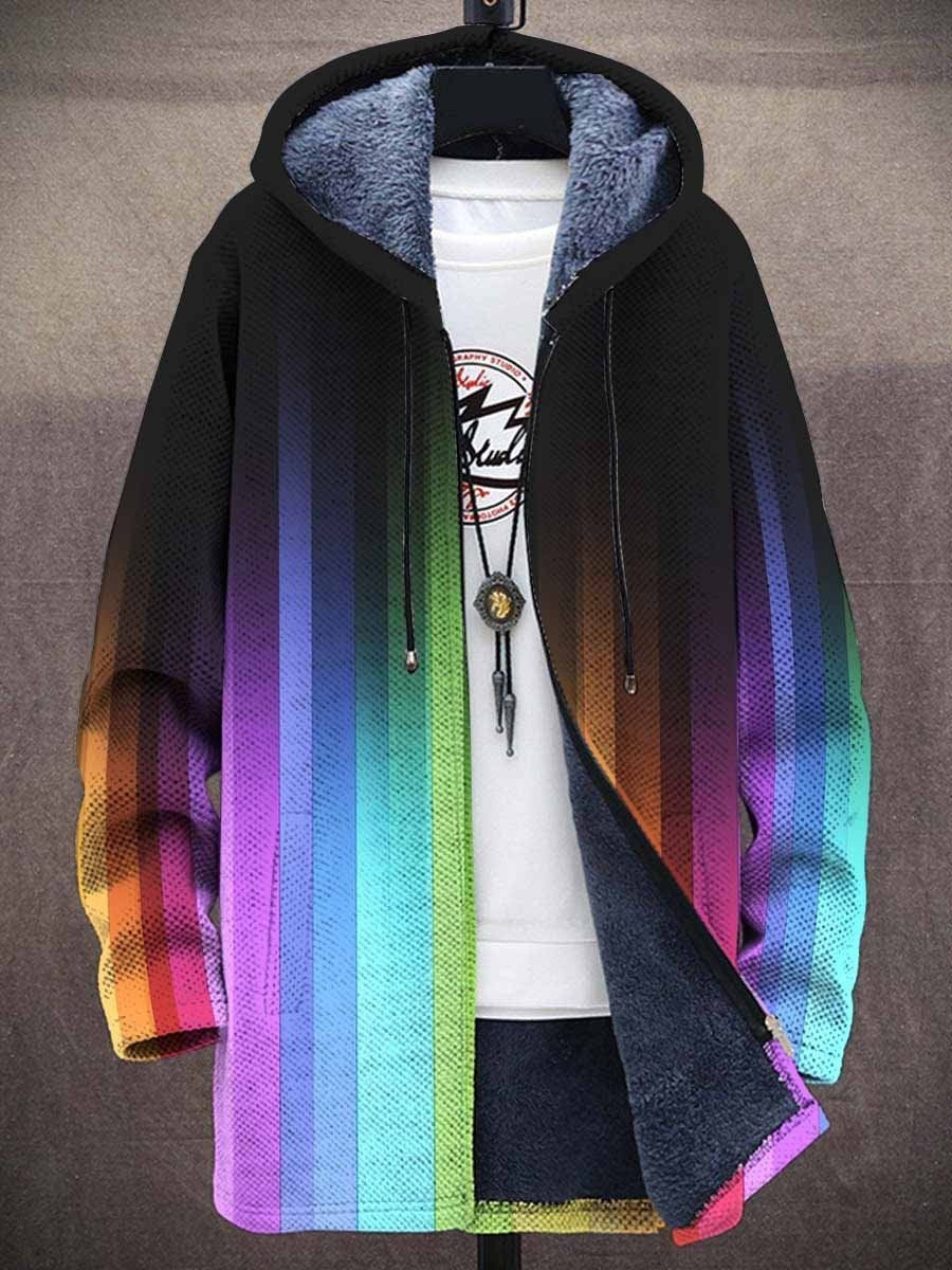 Elmont | Artistic Pattern Zip-Up Jacket