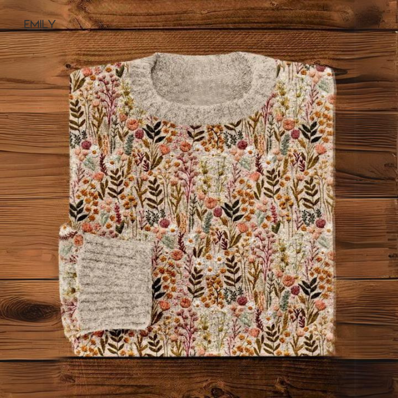 Elmont | Embroidered Wool Sweater