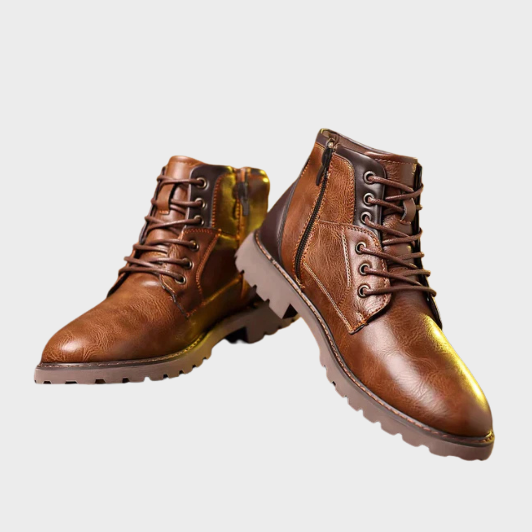 Elmont | Lace-Up Leather Boots