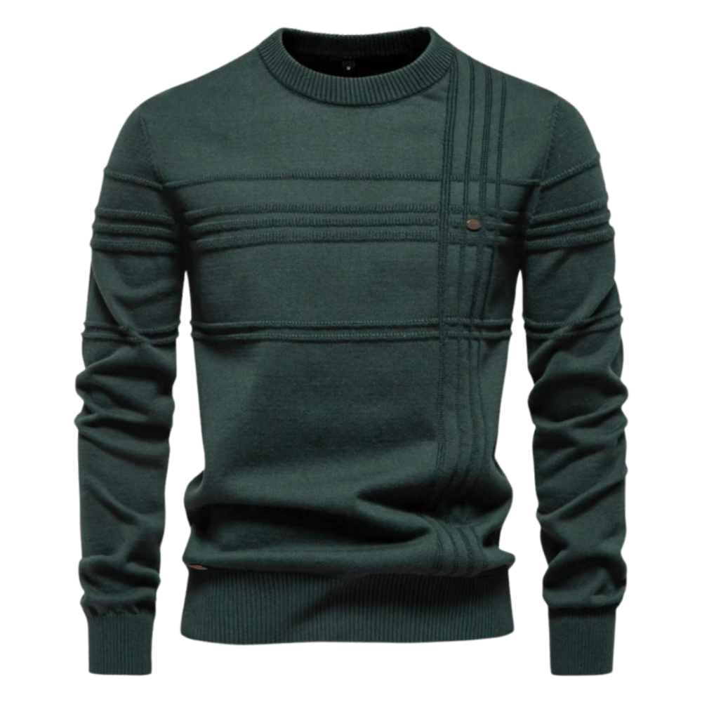 Elmont | Men's Checked Knit Sweater
