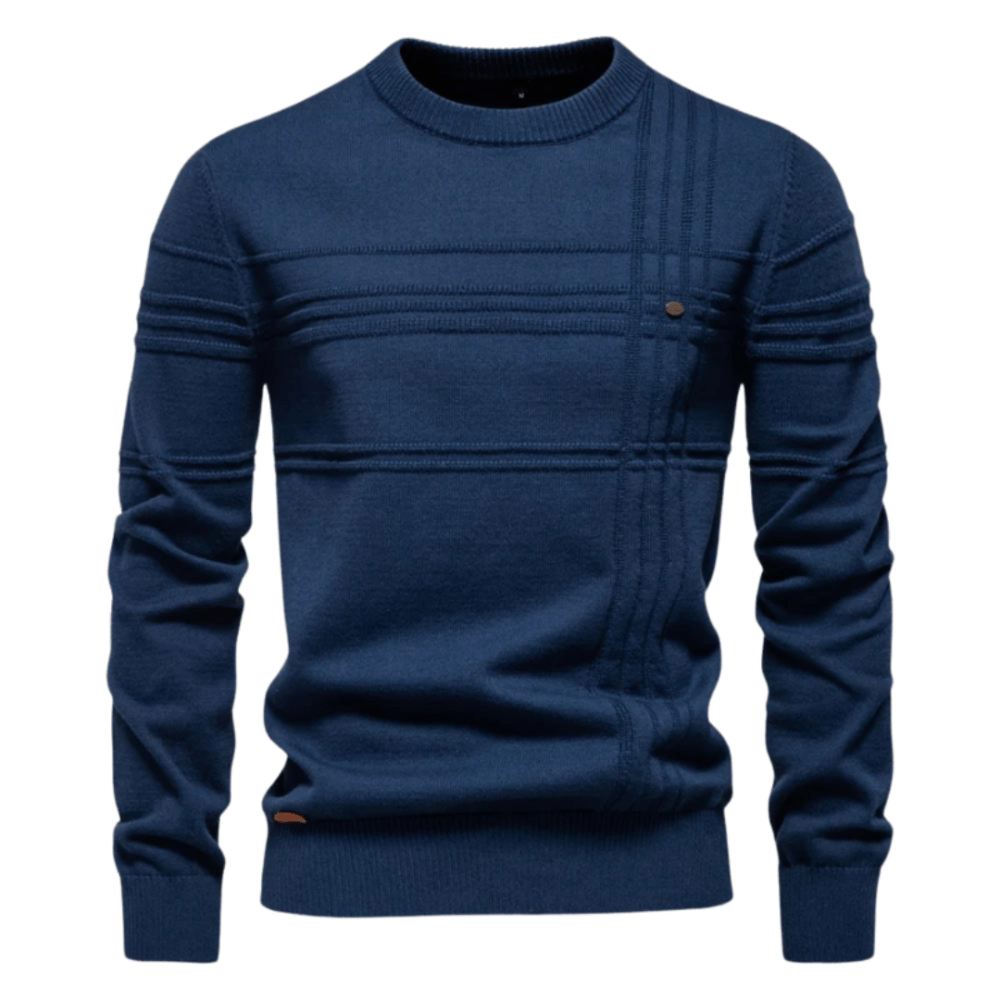 Elmont | Men's Checked Knit Sweater