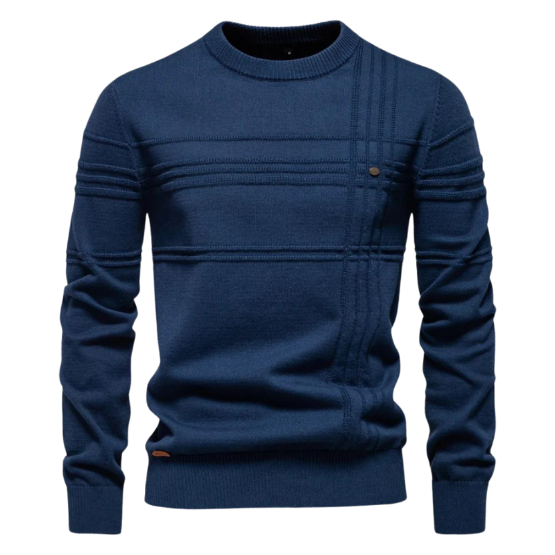 Elmont | Men's Checkered Knit Sweater