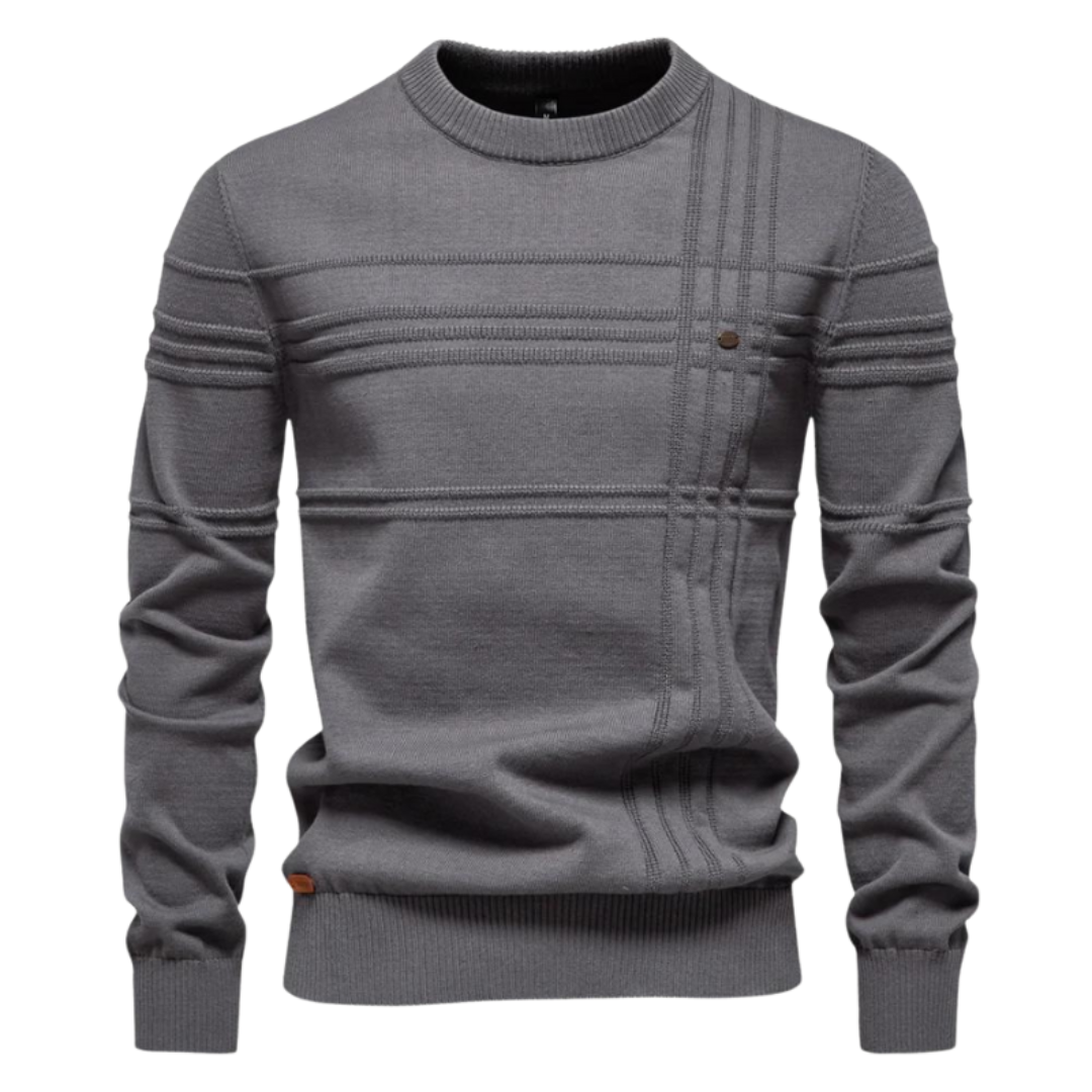 Elmont | Men's Checkered Knit Sweater