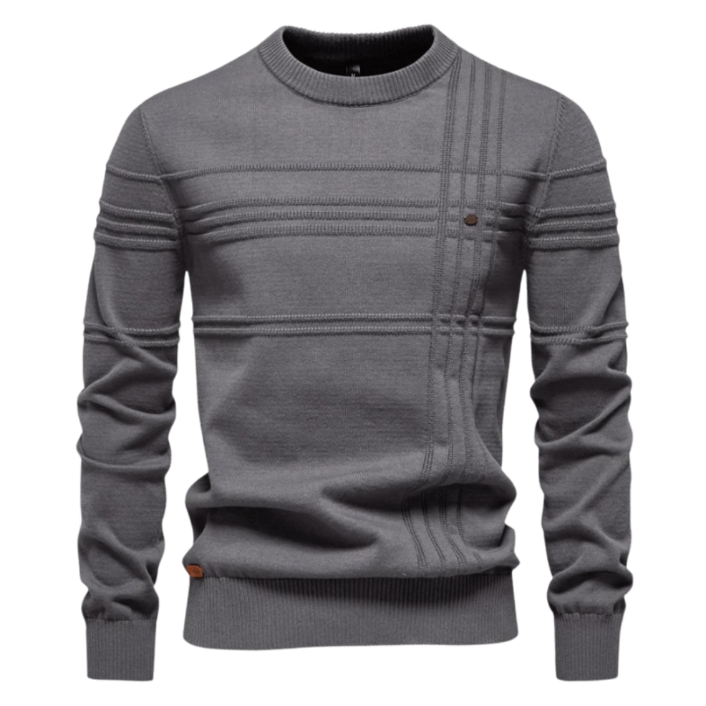 Elmont | Men's Checked Knit Sweater
