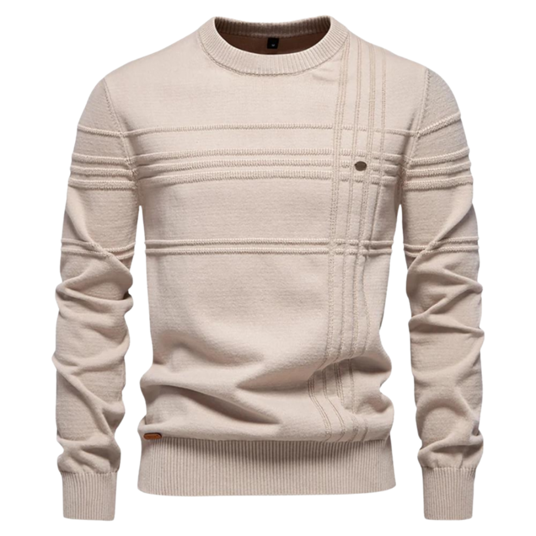 Elmont | Men's Checkered Knit Sweater