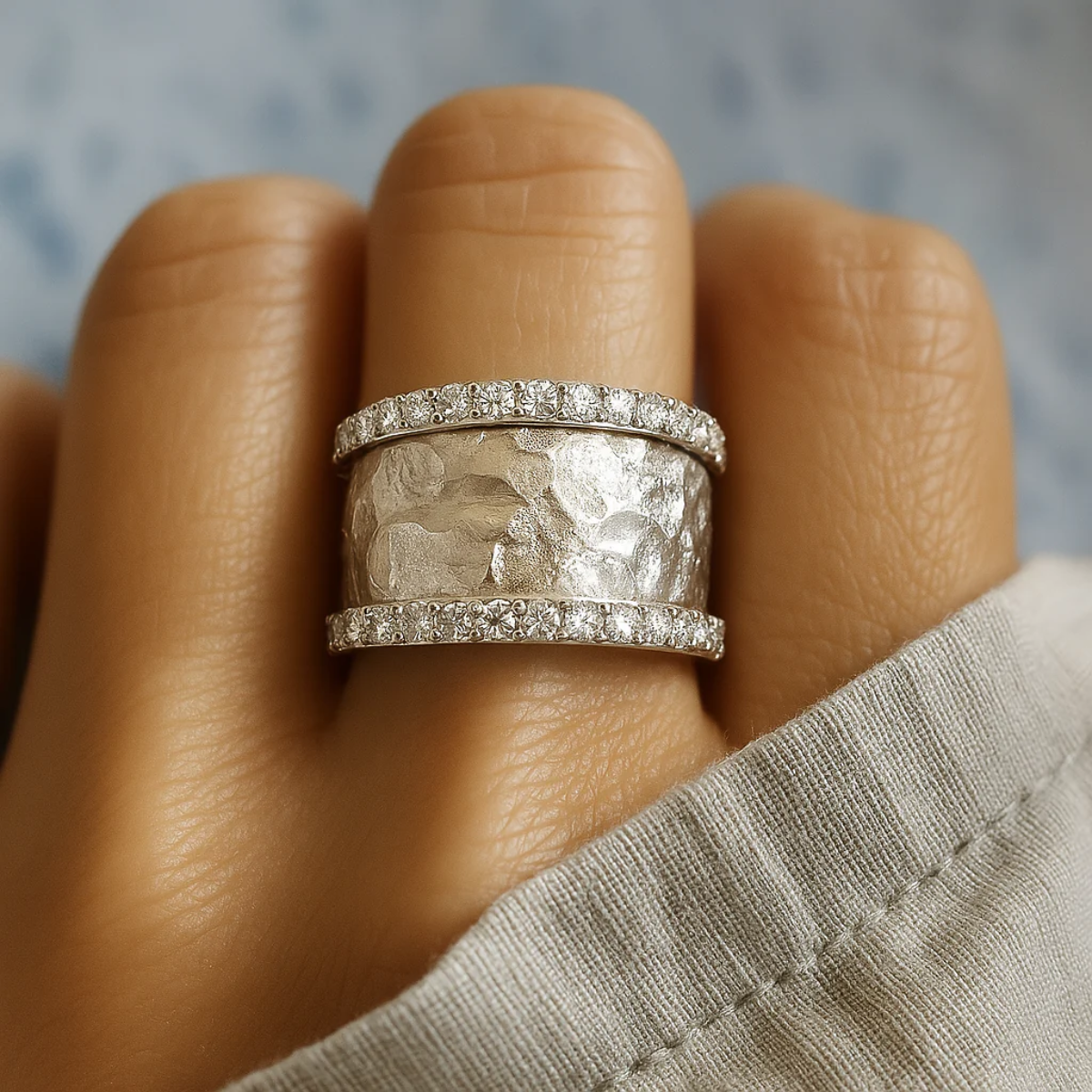 Elmont | Silver-Tone Cubic Zirconia Ring