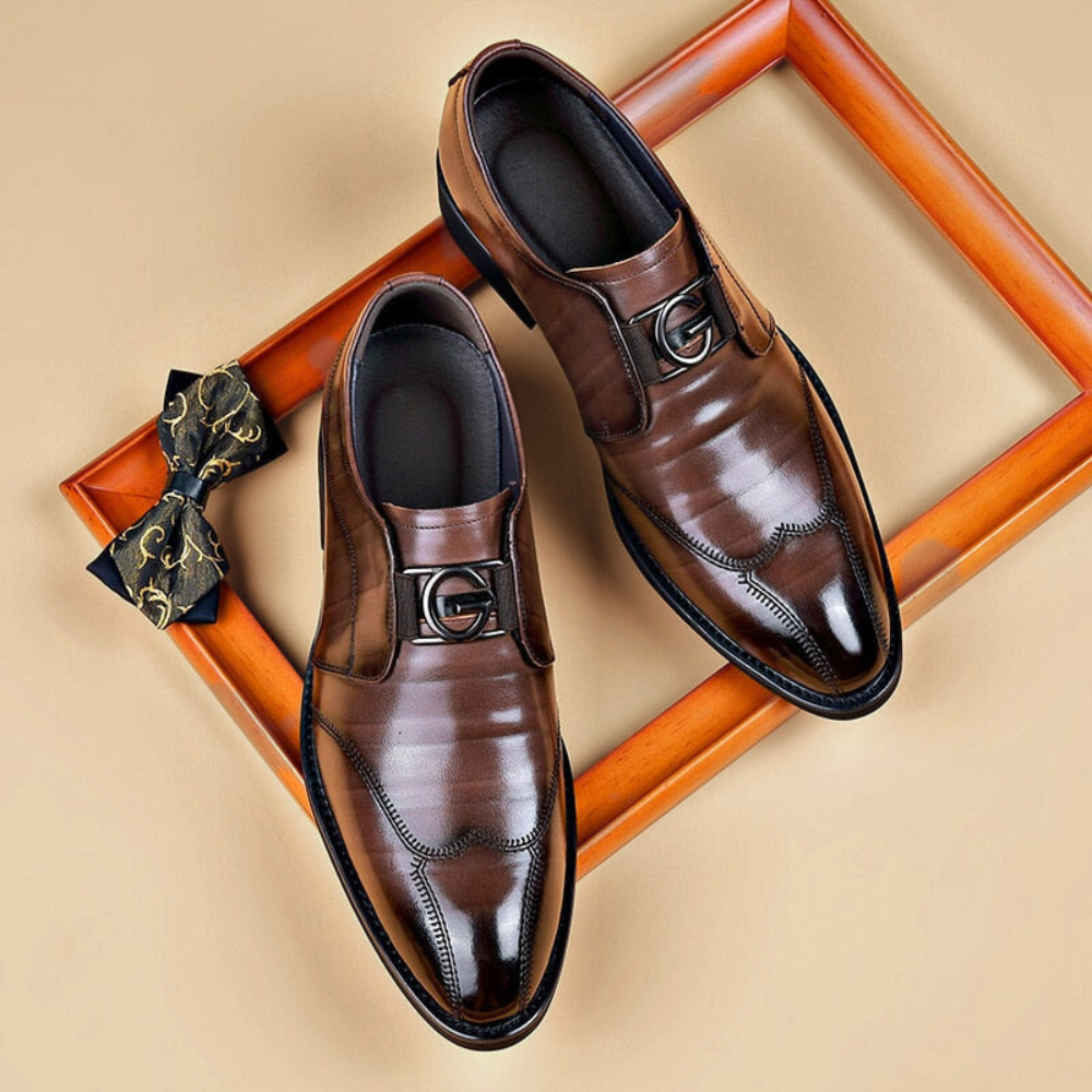 Elmont | Men's Handmade Leather Dress Shoes