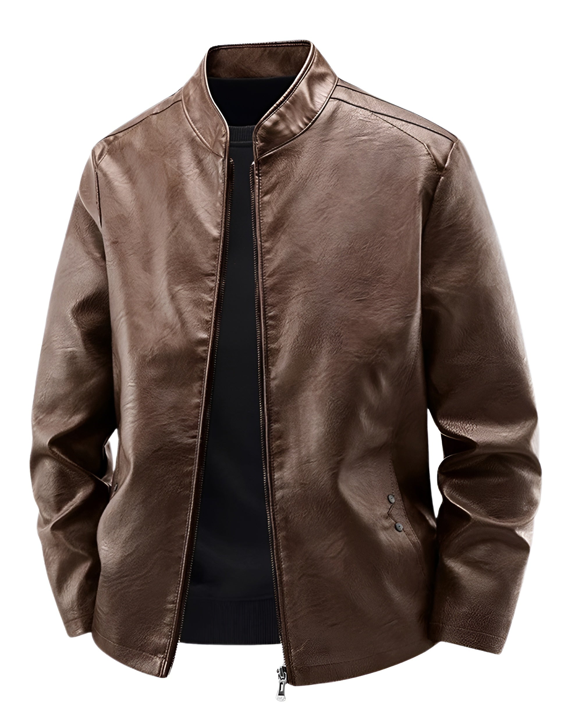 Elmont | Leather Biker Jacket