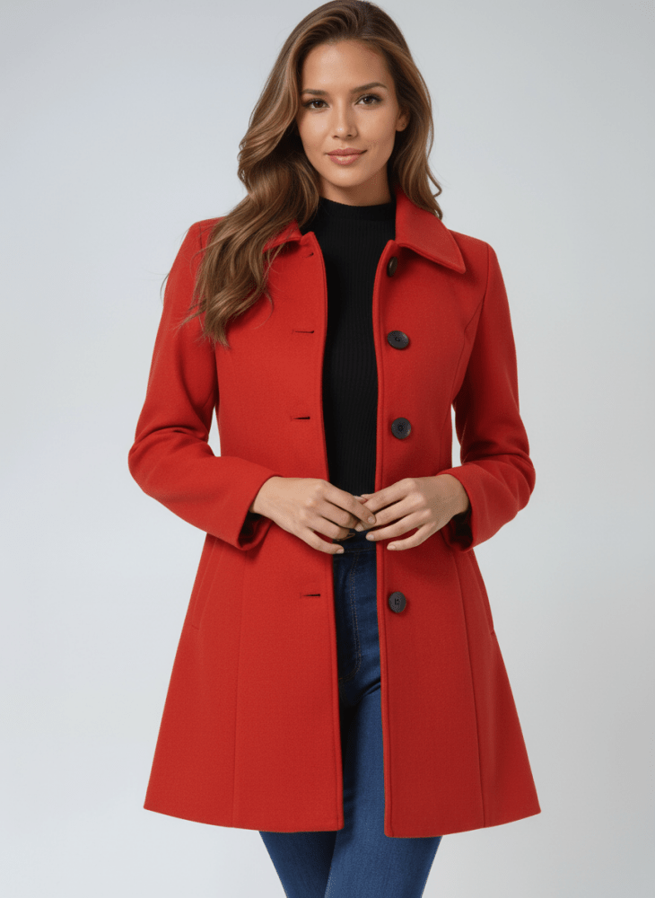 Elmont | Women's Buttoned A-Line Winter Coat