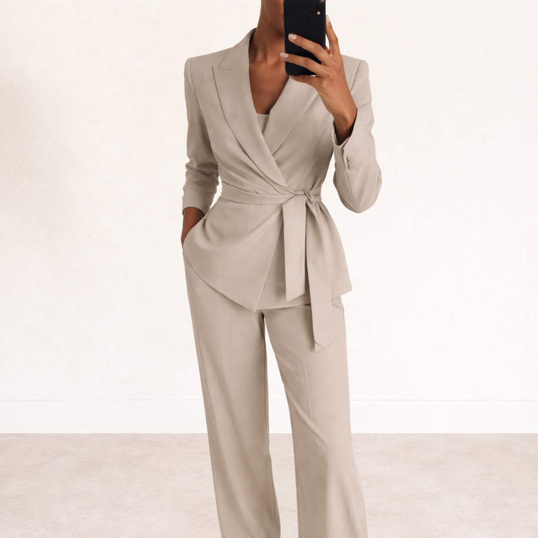 M&H | Wide-Leg Blazer Suit