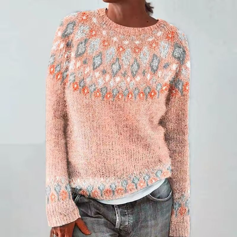 Elmont | Wool-Blend Yoke Crewneck Sweater