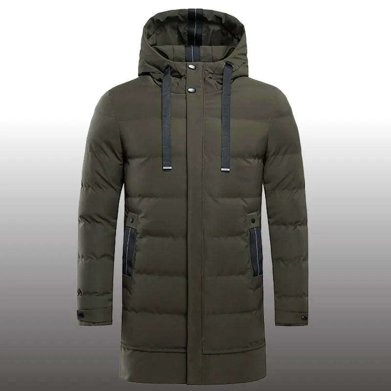 Elmont | Hooded Longline Puffer Jacket