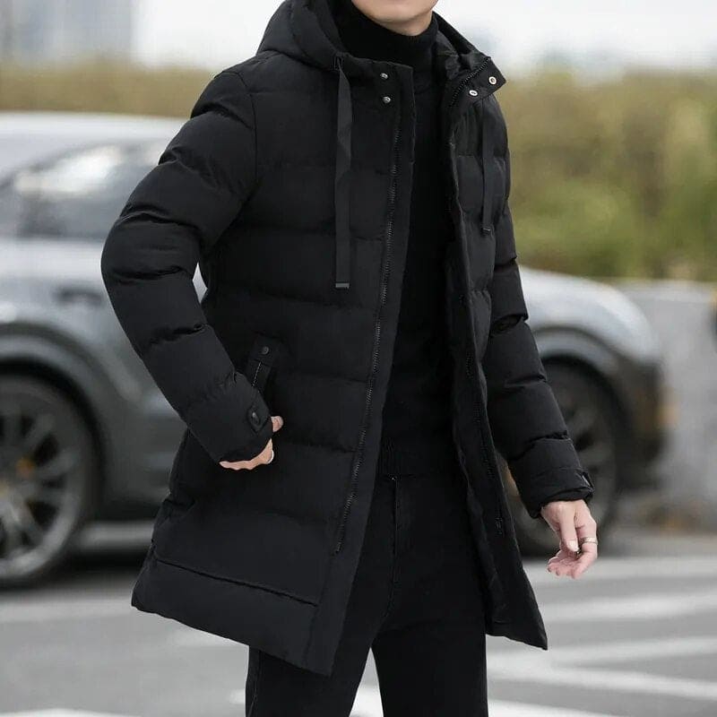 Elmont | Hooded Longline Puffer Jacket