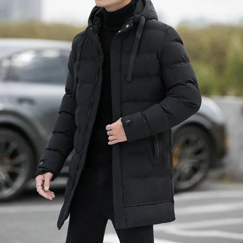 Elmont | Hooded Longline Puffer Jacket