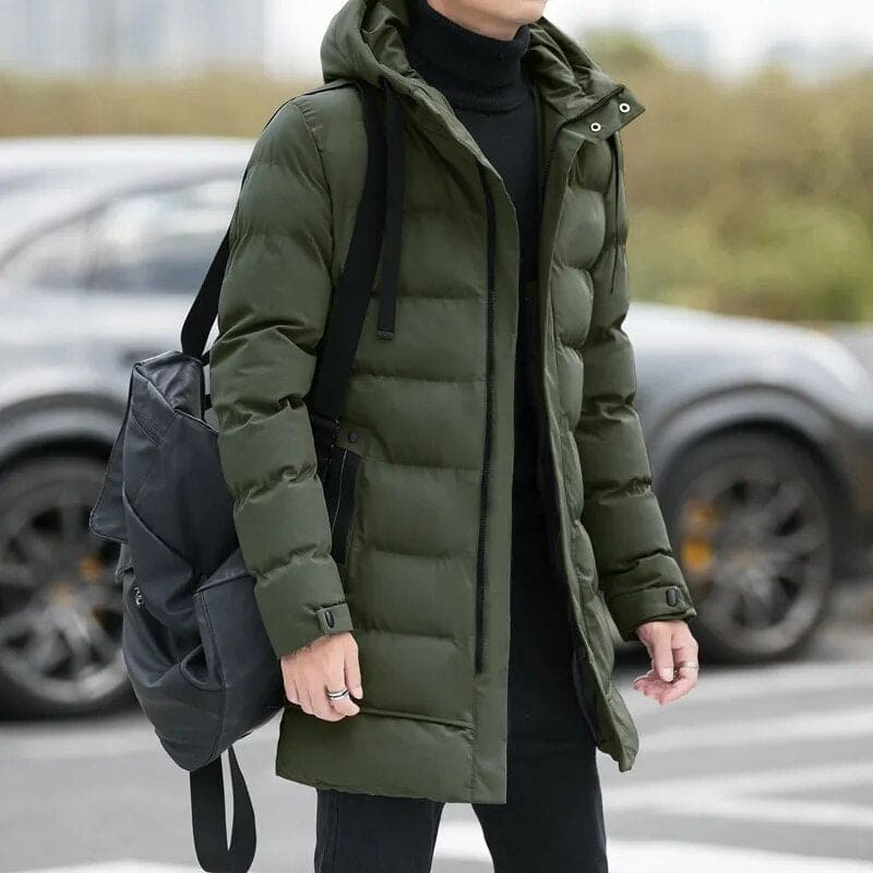 Elmont | Hooded Longline Puffer Jacket