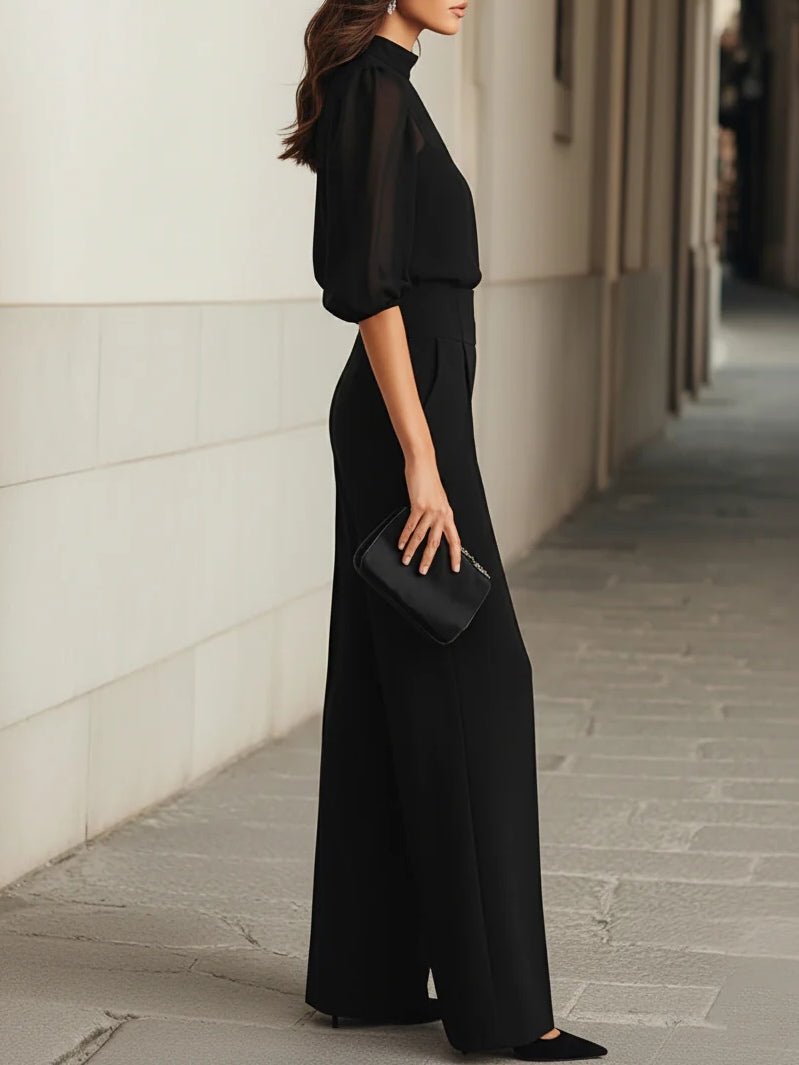 M&H | 3-Piece Wide-Leg Pants Set