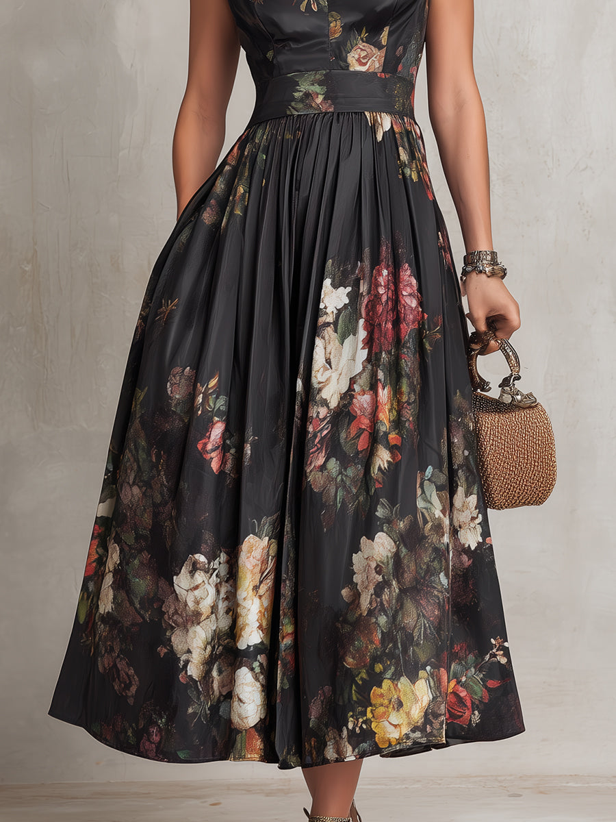 M&H | Pleated Midi Dress