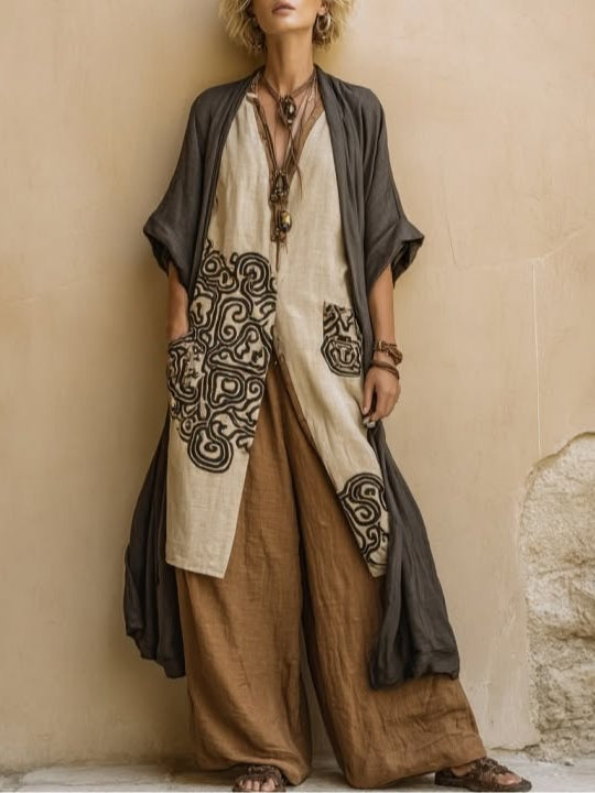 M&H | Tribal Print Three-Piece Set
