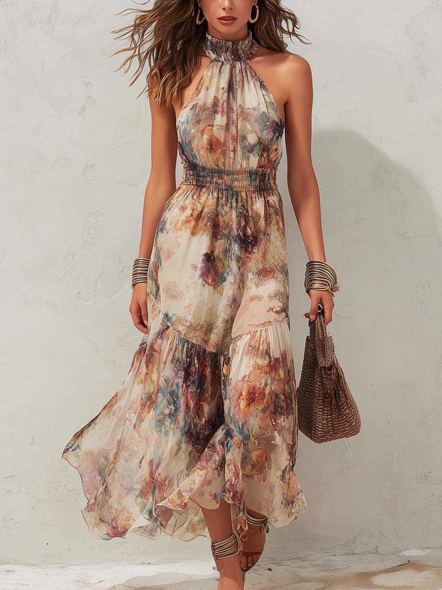 M&H | Vintage Floral Midi Dress