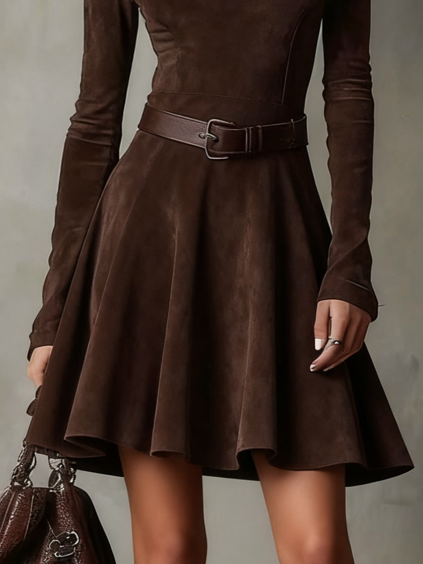 M&H | Suede Mini Dress