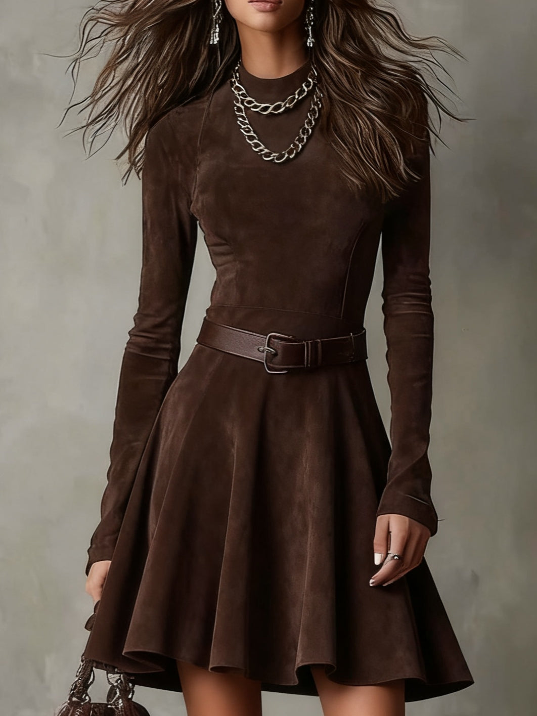 M&H | Suede Mini Dress