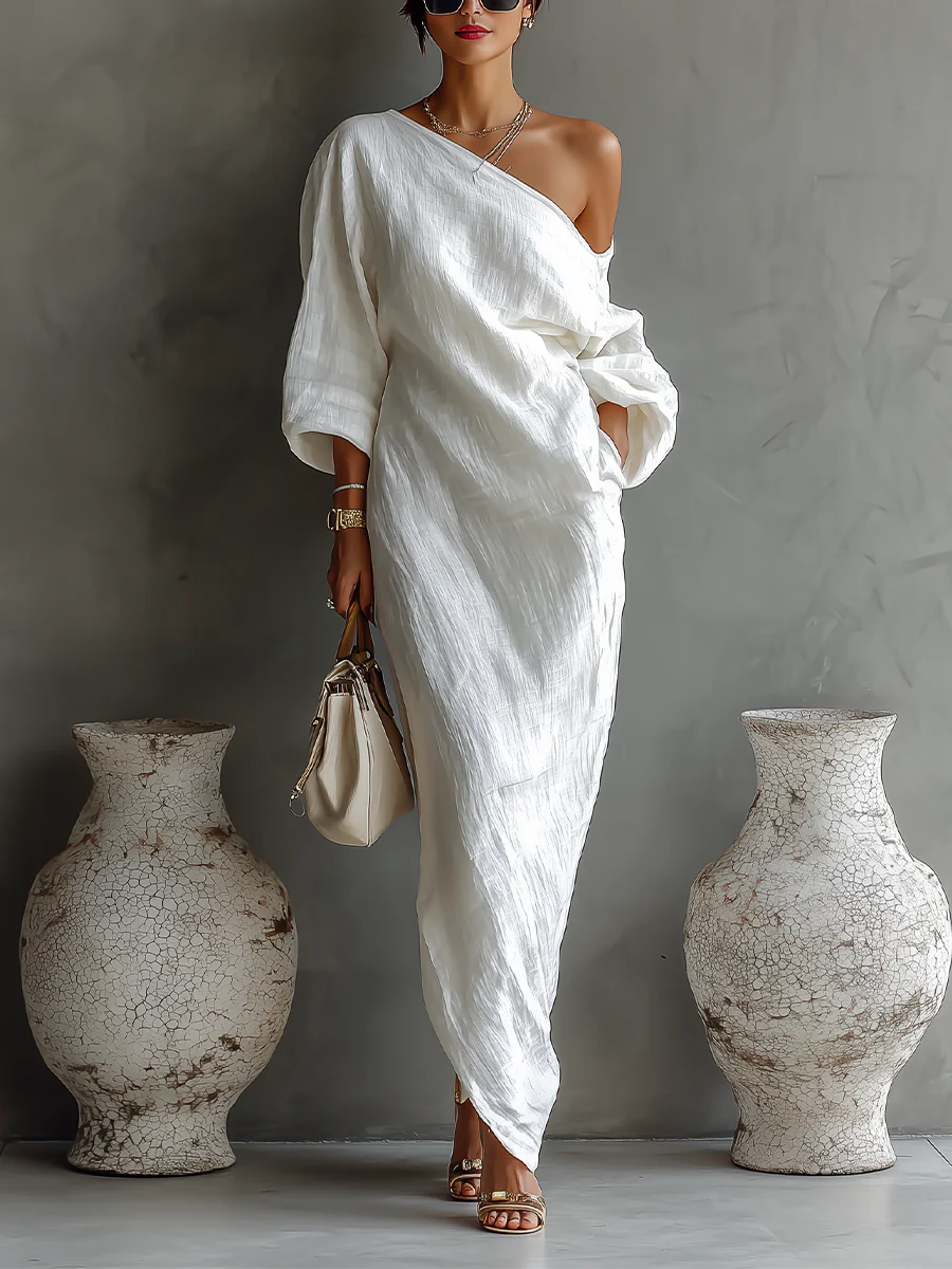 M&H | Off-Shoulder Maxi Dress