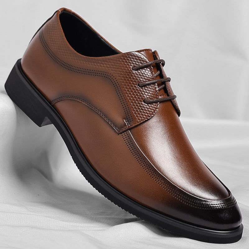 Elmont | Shiny Leather Oxford Shoes