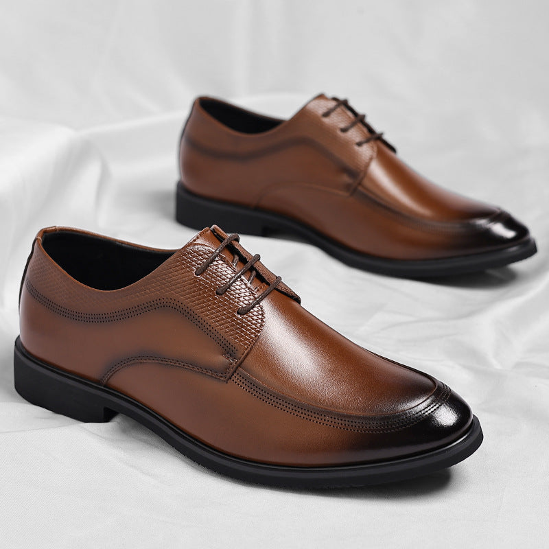 Elmont | Shiny Leather Oxford Shoes