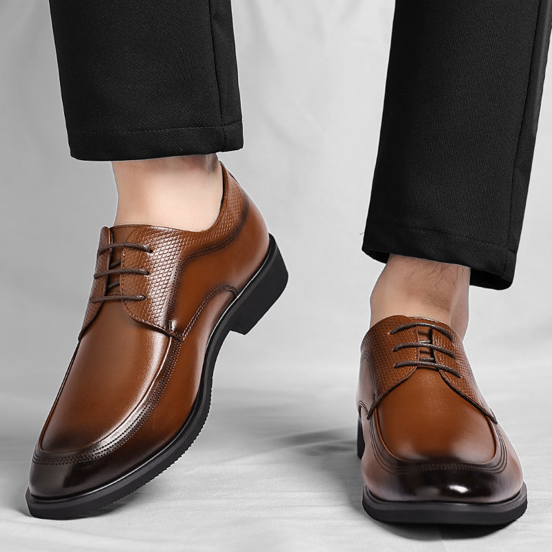 Elmont | Shiny Leather Oxford Shoes