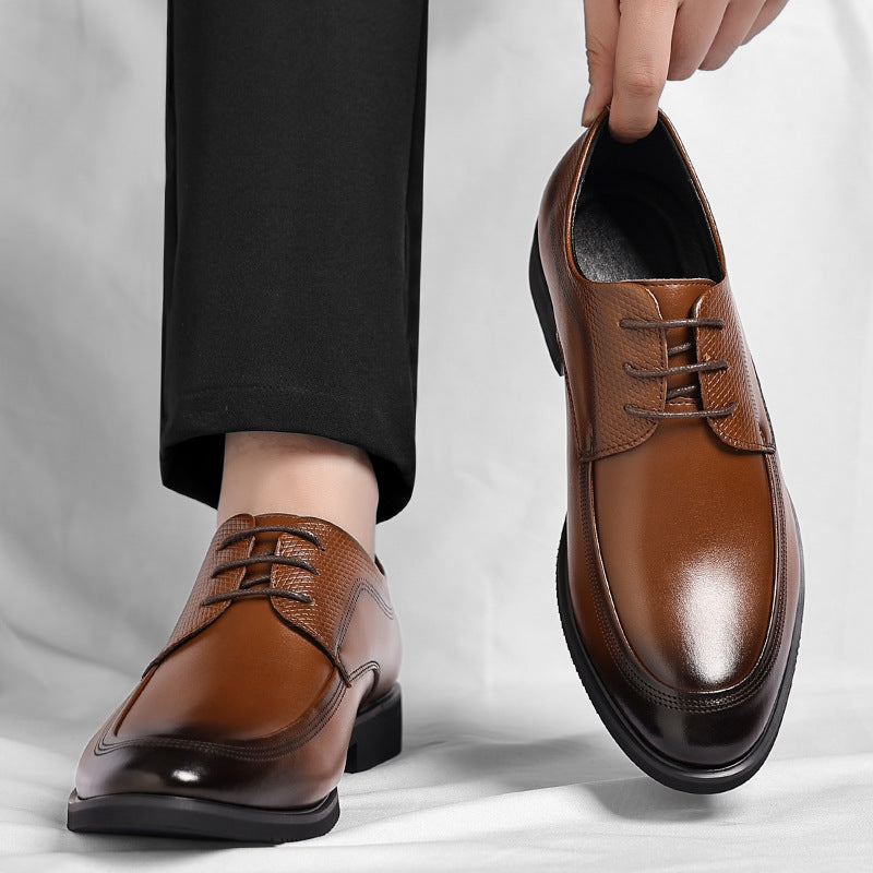 Elmont | Shiny Leather Oxford Shoes