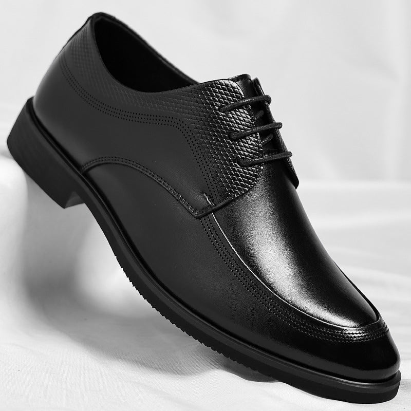 Elmont | Shiny Leather Oxford Shoes