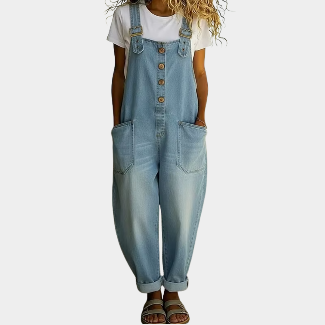 M&H | Denim-Look Overalls