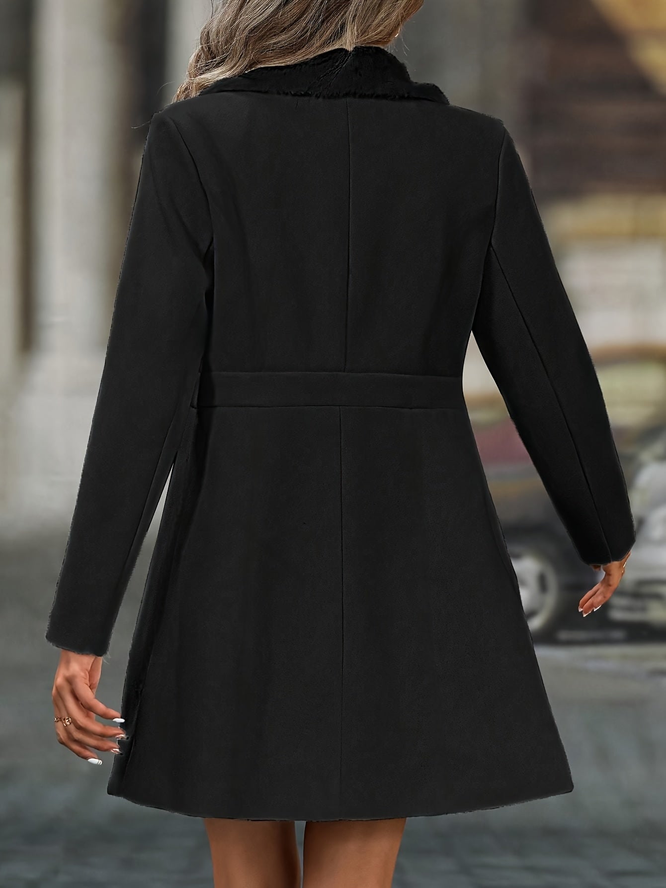 Elmont | Two-Tone Spliced-Collar Coat