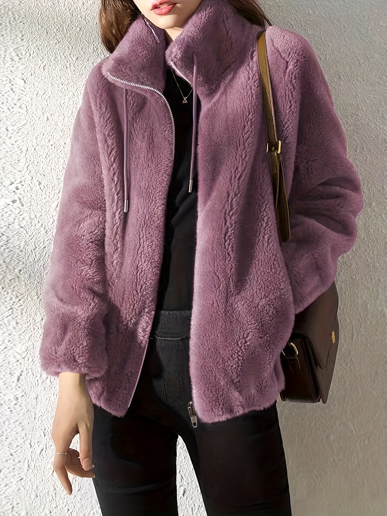 Elmont | Soft-Lined High-Neck Zip Jacket