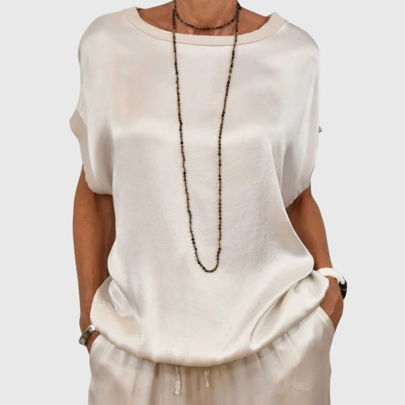 M&H | Two-Piece Set with Wide-Leg Pants