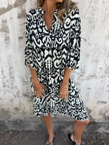 M&H | Tiered Midi Dress
